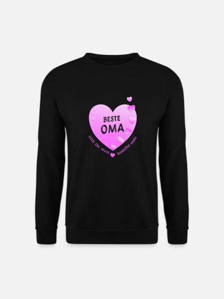 beste Oma - Unisex Pullover - Schwarz