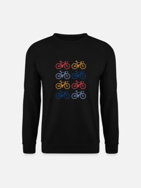 Fahrrad Radsport Retro Vintage Geschenkidee - Unisex Pullover - Schwarz