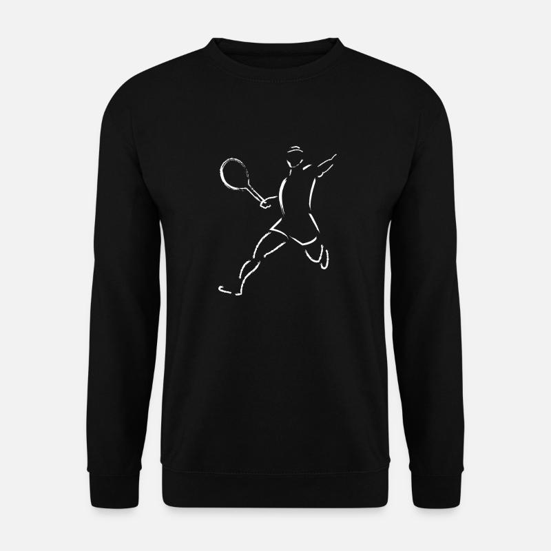 Tennis - Unisex Pullover - Schwarz
