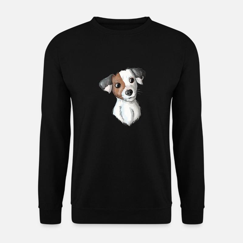 Jack Russell Pattern 8 - Unisex Sweatshirt - black