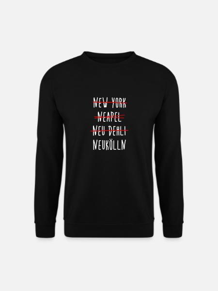 Neukölln Berlin Streichliste - Unisex Pullover - Schwarz