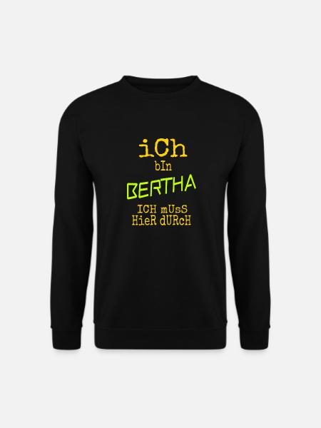 Bertha Bertha - Unisex Sweatshirt - black