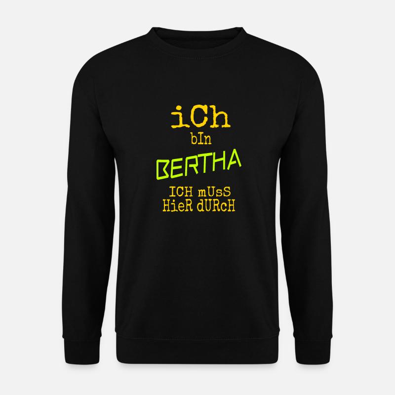 Bertha Bertha - Unisex Pullover - Schwarz