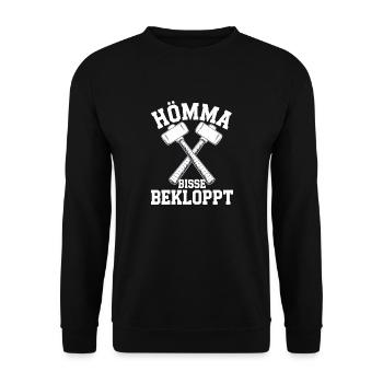 North Rhine-Westphalia NRW Germany Ruhrpott - Unisex Sweatshirt - black - Front - Alina (178cm) & Michal (187cm)