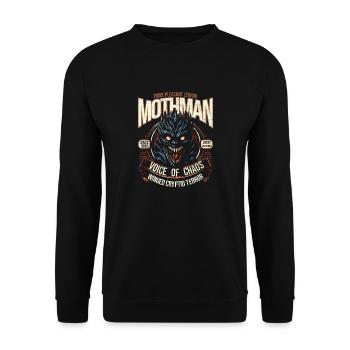 Mothman depuis 1966 Voix du Chaos Virginie-Occidentale - Sweat-shirt Unisexe - noir - Devant - Alina (178cm) & Michal (187cm)