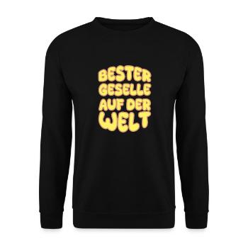 Cadeau pour compagnon - Sweat-shirt Unisexe - noir - Devant - Alina (178cm) & Michal (187cm)
