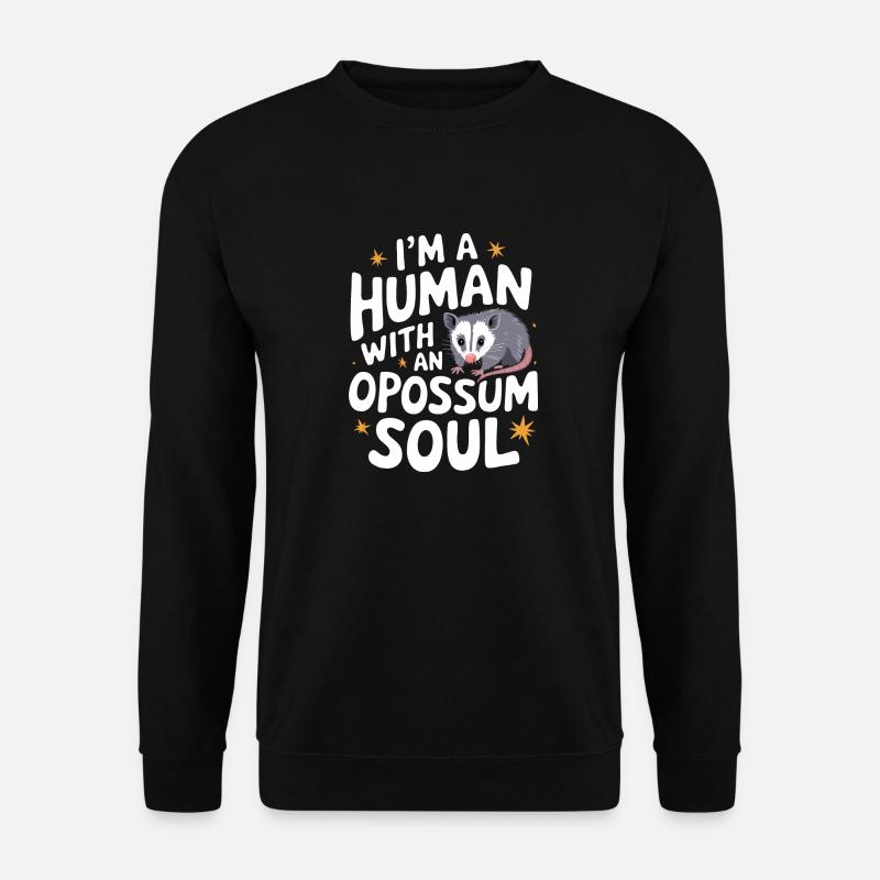Opossum Possum Animal - Unisex Sweatshirt - black