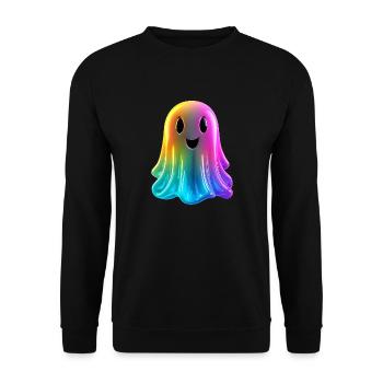 Fantôme coloré - Sweat-shirt Unisexe - noir - Devant - Alina (178cm) & Michal (187cm)