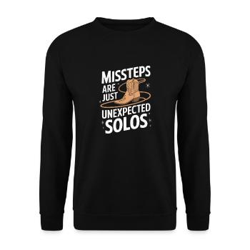 Danse en ligne Danseurs - Sweat-shirt Unisexe - noir - Devant - Alina (178cm) & Michal (187cm)
