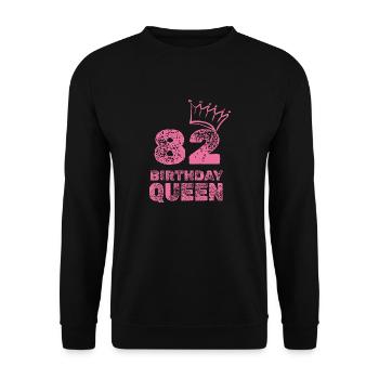 82 - Unisex Pullover - Schwarz - Vorne - Alina (178cm) & Michal (187cm)
