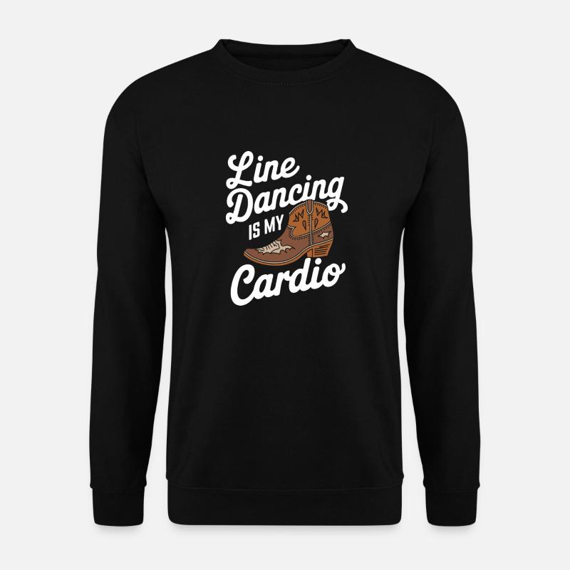 Line Dancing Dancing Dancers - Unisex Sweatshirt - black