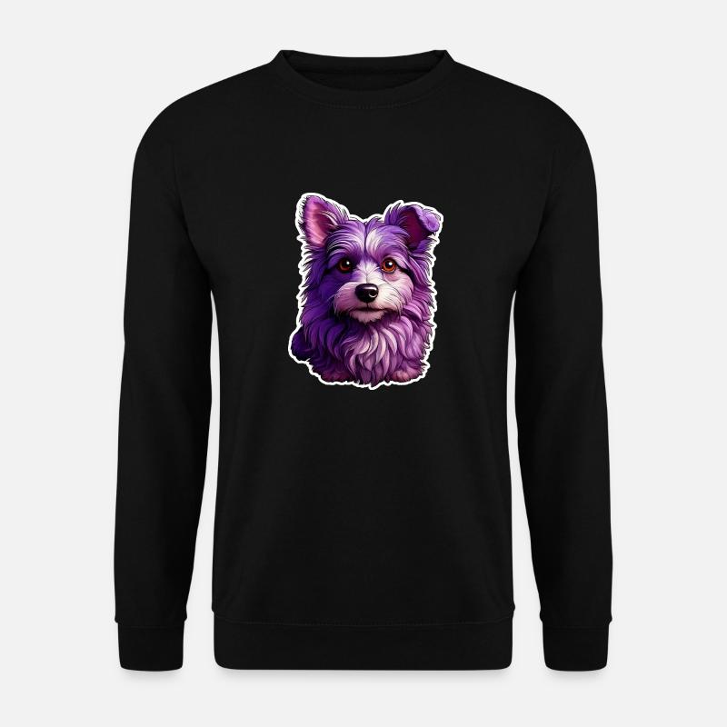 Chien mignon au design moderne - Sweat-shirt Unisexe - noir