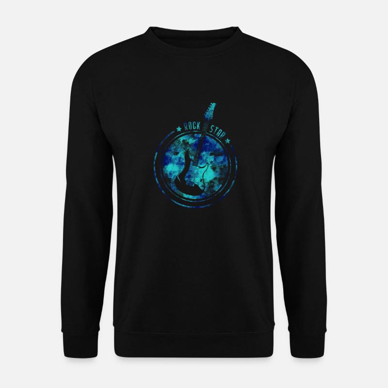 Rock Star Blue - Unisex Sweatshirt - black