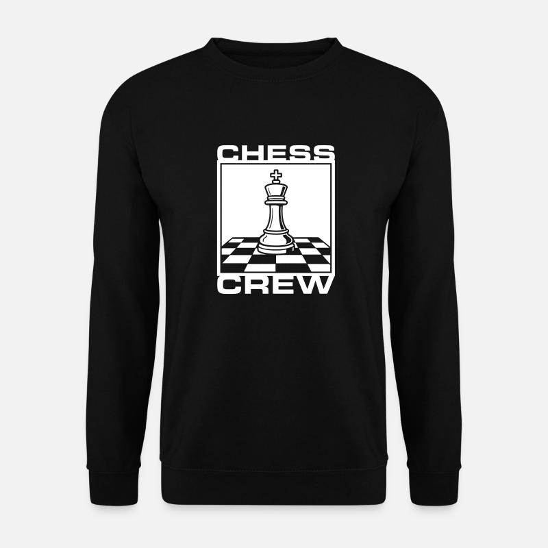 Schach Crew Verein - Unisex Pullover - Schwarz