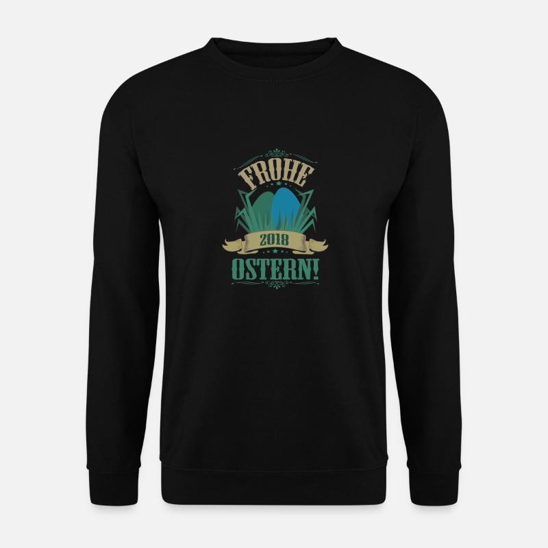 Frohe Ostern 2018! - Unisex Pullover - Schwarz