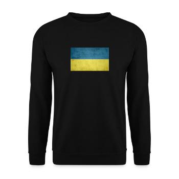 Ukraine - Unisex Sweatshirt - black - Front - Alina (178cm) & Michal (187cm)