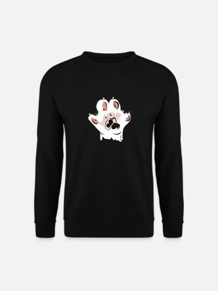 cat cat give me 5 - Unisex Sweatshirt - black