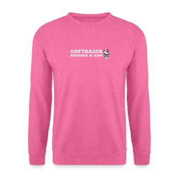 Daytrader Totenkopf - Unisex Pullover - Pink - Vorne