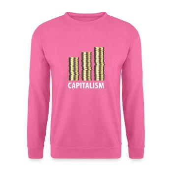 Capitalism - Unisex Sweatshirt - pink - Front
