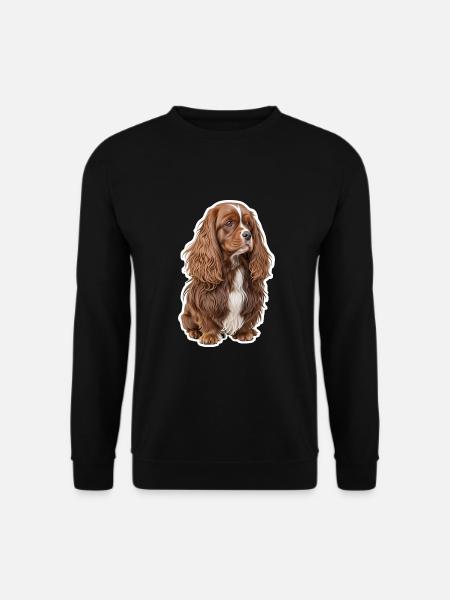 Kingston Spaniel - Unisex Pullover - Schwarz