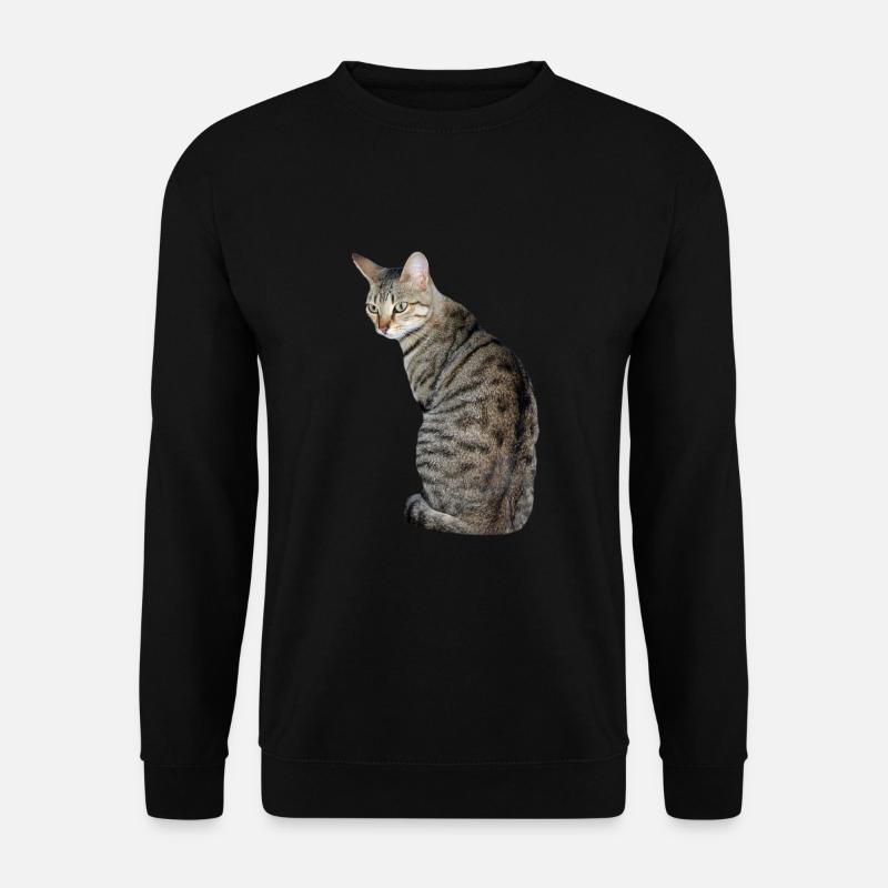 Katze Kätzchen Tigerkatze - Unisex Pullover - Schwarz