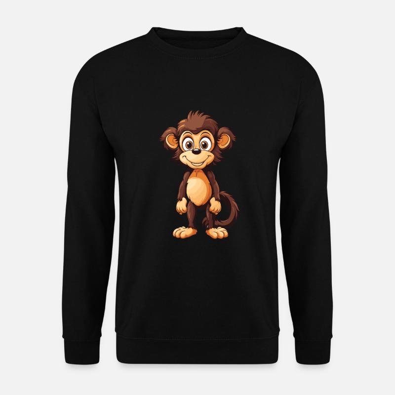 Monkey Animal - Unisex Sweatshirt - black