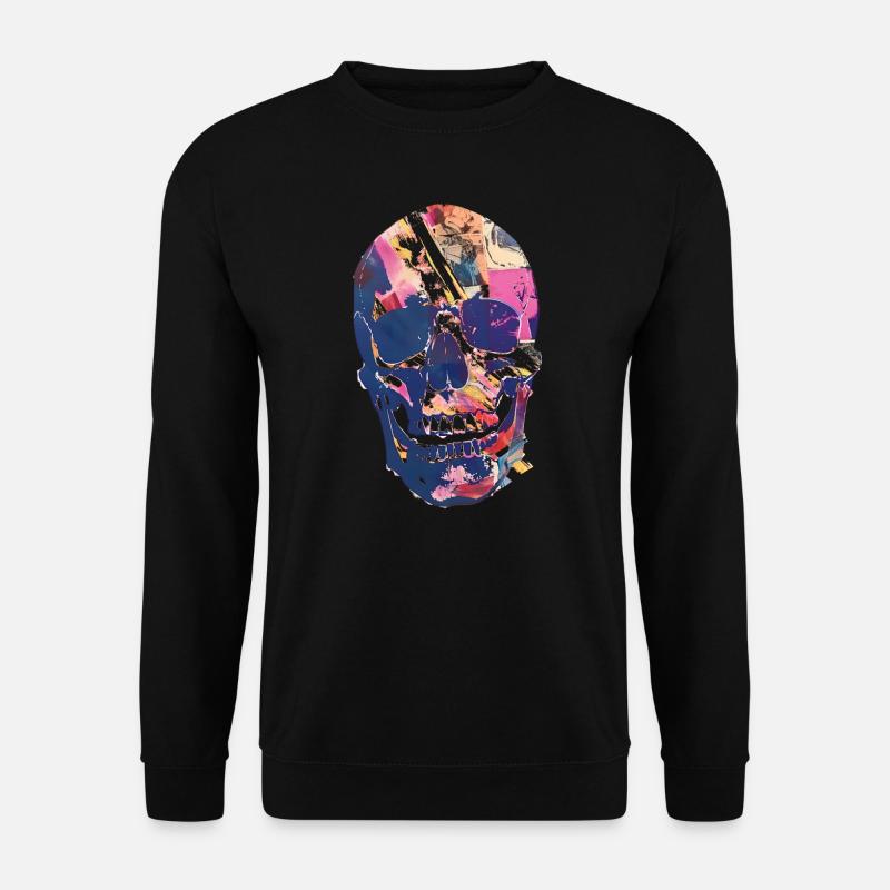 Schädel Pop - Unisex Pullover - Schwarz