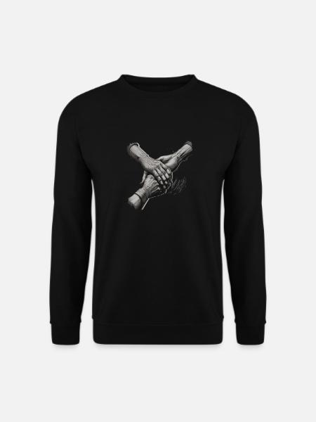 Holding hands - Unisex Sweatshirt - black