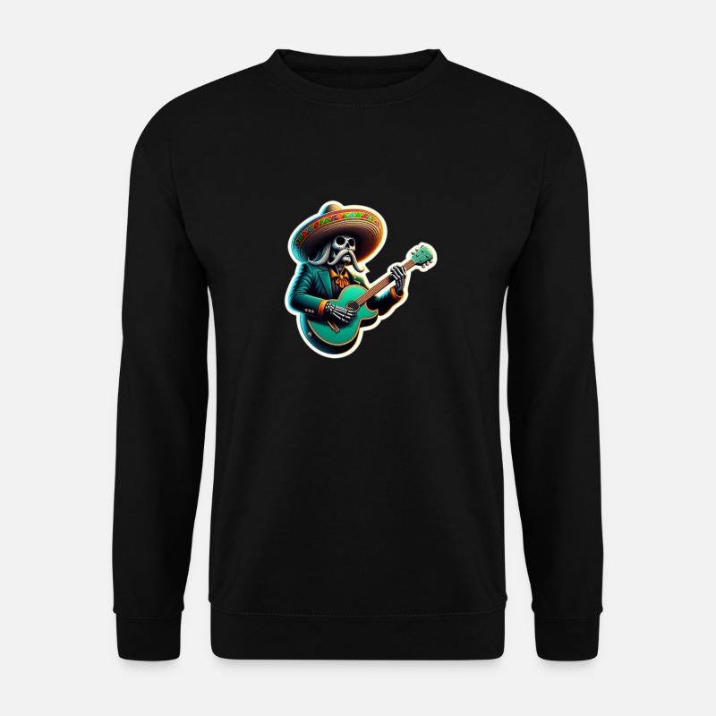 Guitarrón Skeleton - Unisex Sweatshirt - black