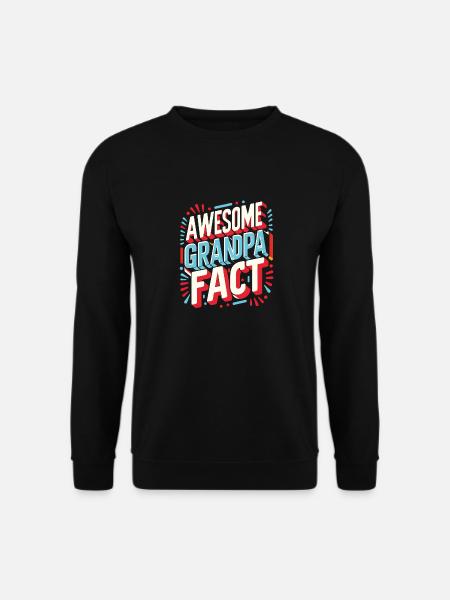 Grandpa Best Angler Baker Buddy Buddy - Unisex Sweatshirt - black