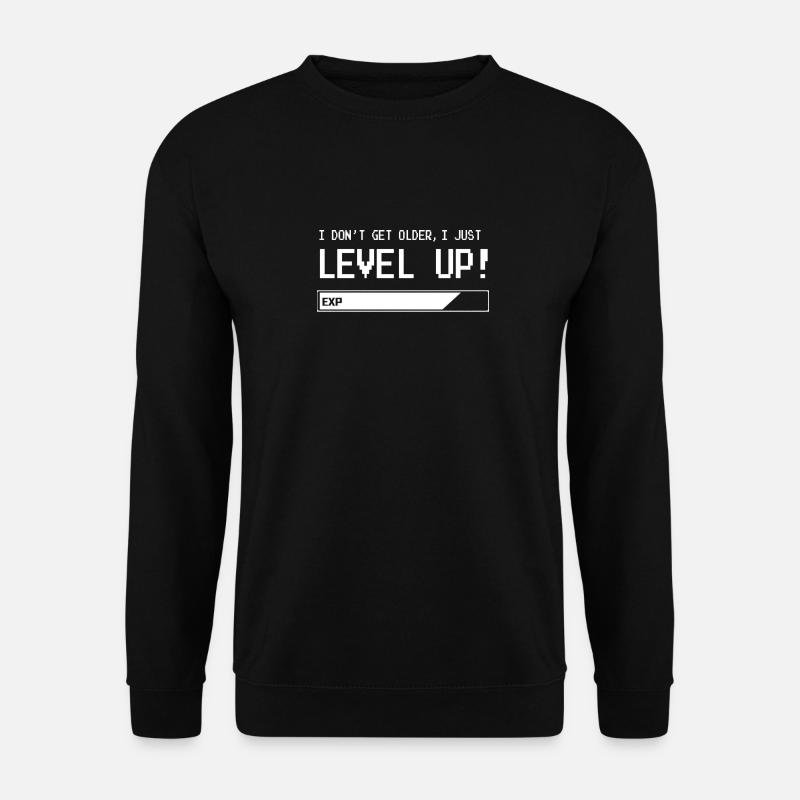 Level Up - Unisex Pullover - Schwarz