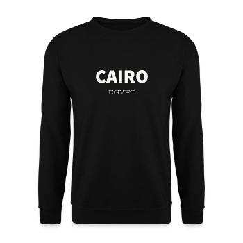 Cairo - Unisex Sweatshirt - black - Front - Alina (178cm) & Michal (187cm)