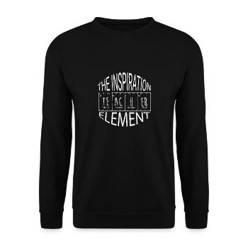 Tableau périodique - Sweat-shirt Unisexe - noir - Devant - Alina (178cm) & Michal (187cm)