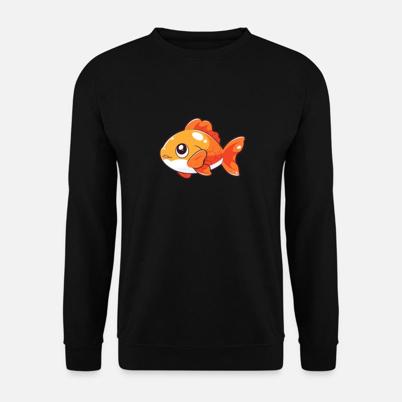 Fisch - Unisex Pullover - Schwarz
