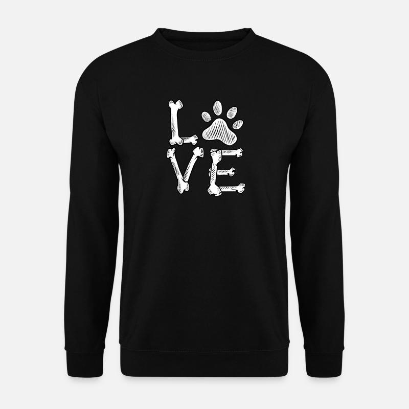 Hundeliebe - Unisex Pullover - Schwarz