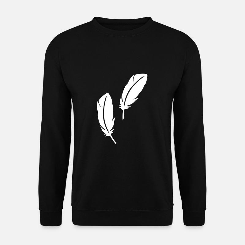 feather - Unisex Sweatshirt - black
