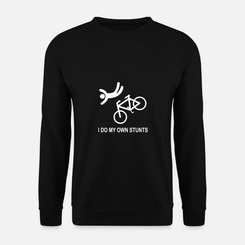 i do my own stunts - Unisex Pullover - Schwarz