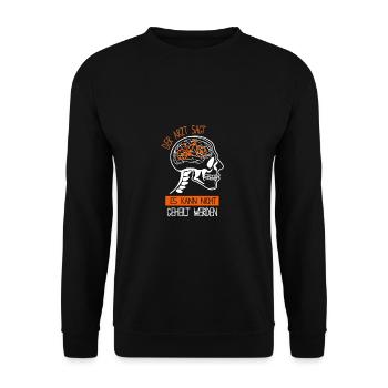 Der Arzt sagt es kann nicht geheilt werden eBike - Unisex Pullover - Schwarz - Vorne - Alina (178cm) & Michal (187cm)