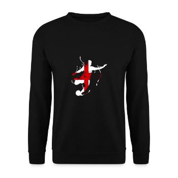 Angleterre - Football - Coupe du Monde - Sweat-shirt Unisexe - noir - Devant - Alina (178cm) & Michal (187cm)