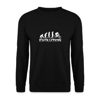 Evolution Downhill Mountainbike - Sweat-shirt Unisexe - noir - Devant - Alina (178cm) & Michal (187cm)