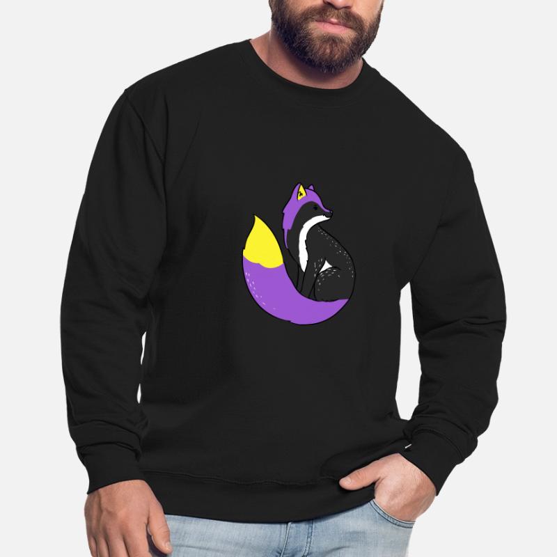 Nonbinary Fox Nonbinary Pride Unisex Sweatshirt