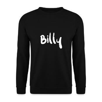 Billy - Brother - Unisex Sweatshirt - black - Front - Alina (178cm) & Michal (187cm)