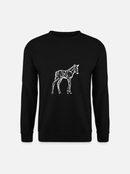 cheval - Sweat-shirt Unisexe - noir