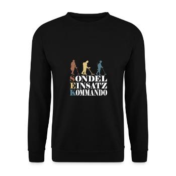 Sondeleinsatzkommando - Unisex Pullover - Schwarz - Vorne - Alina (178cm) & Michal (187cm)