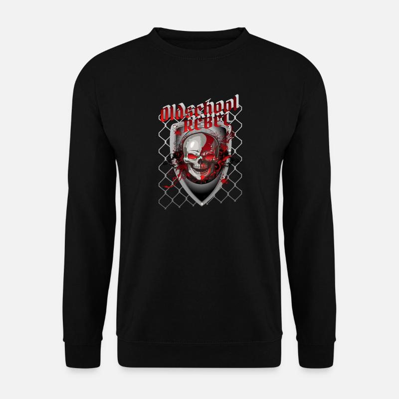 Outlaw Skull - Unisex Pullover - Schwarz