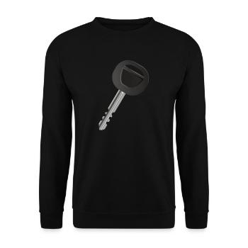 Clé de voiture unique pour les fans d’automobile - Sweat-shirt Unisexe - noir - Devant - Alina (178cm) & Michal (187cm)