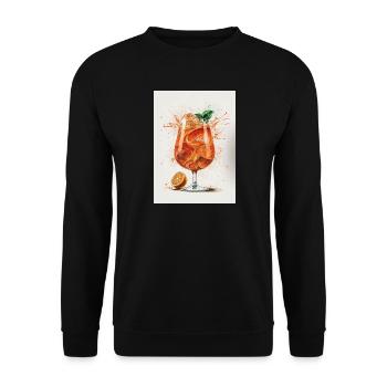 Sprizz Illustration - Sweat-shirt Unisexe - noir - Devant - Alina (178cm) & Michal (187cm)