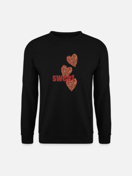 sweet hearts - Unisex Pullover - Schwarz