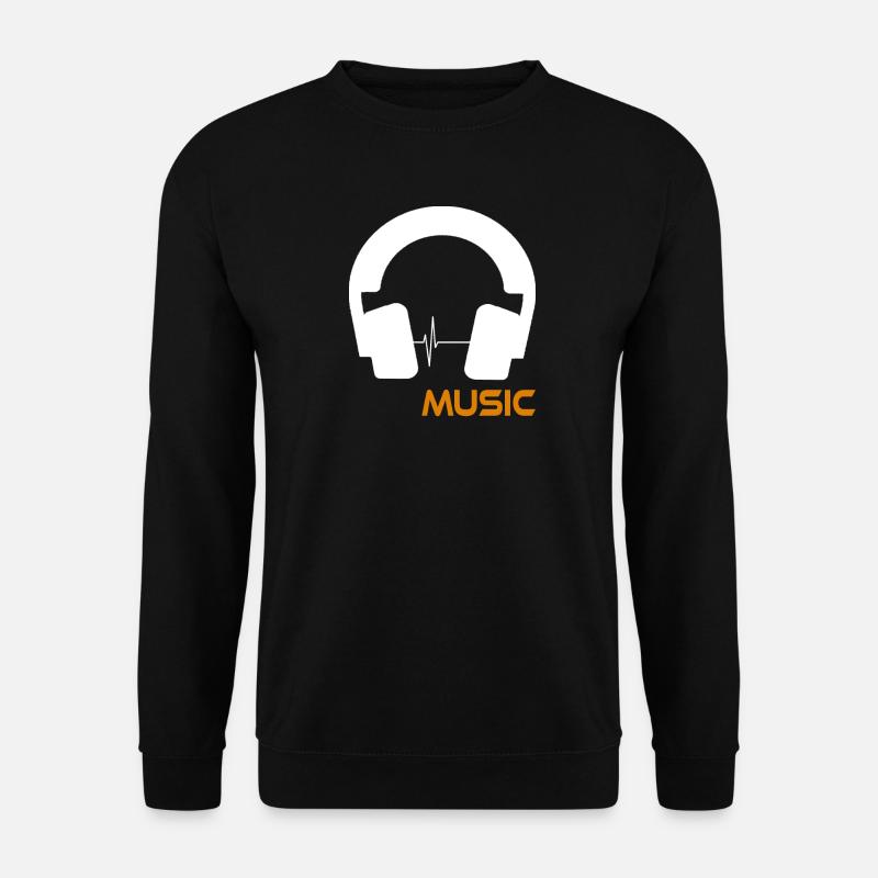 Logo du casque Music Wave - Sweat-shirt Unisexe - noir