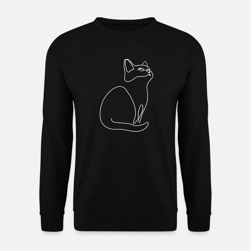 Kätzchen Katze Kater - Unisex Pullover - Schwarz